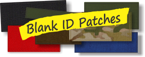 Blank Tactical ID Patches