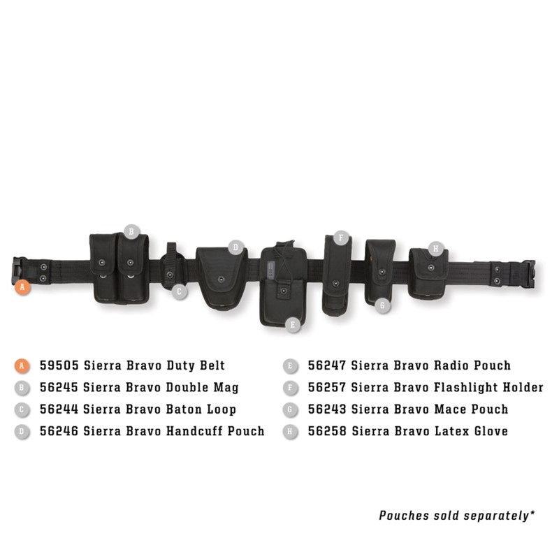 5.11 Sierra Bravo 2.25-inch Duty Belt Plus Kit - Click for larger image 5.11 Sierra Bravo 2.25-inch Duty Belt Plus Kit