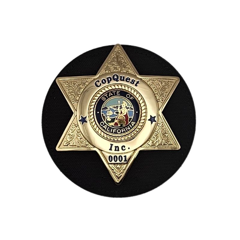Outer Vest Adapter for Duty Badges - 3-Inch Diameter - Click for larger image Outer Vest Adapter for Duty Badges - 3-Inch Diameter