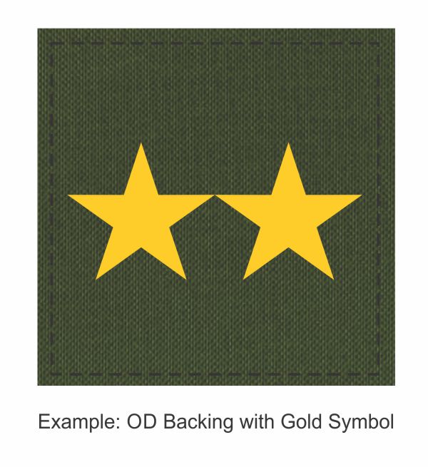 Square Rank Patch - Assistant Chief - Two Stars - Click for larger image Square Rank Patch - Assistant Chief - Two Stars