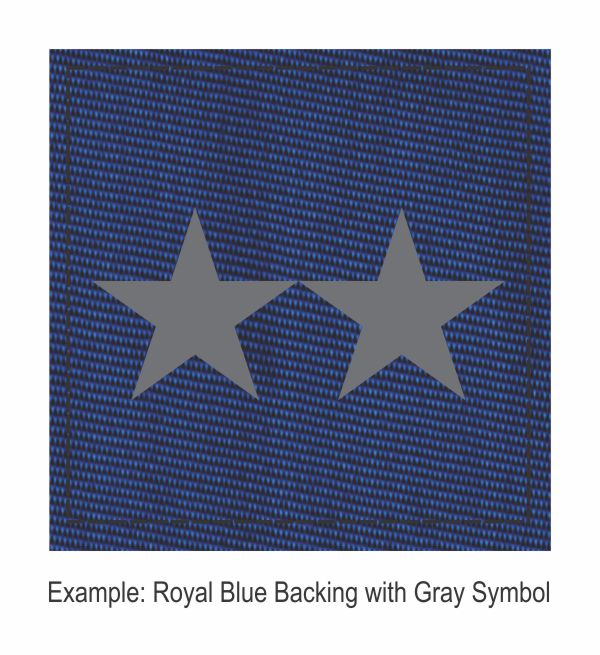 Square Rank Patch - Assistant Chief - Two Stars - Click for larger image Square Rank Patch - Assistant Chief - Two Stars
