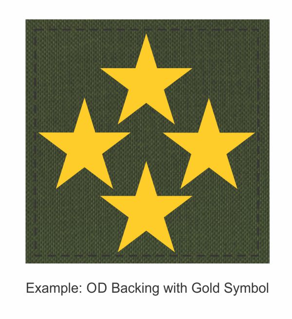 Square Rank Patch - Chief - Four Stars - Diamond Pattern - Click for larger image Square Rank Patch - Chief - Four Stars - Diamond Pattern