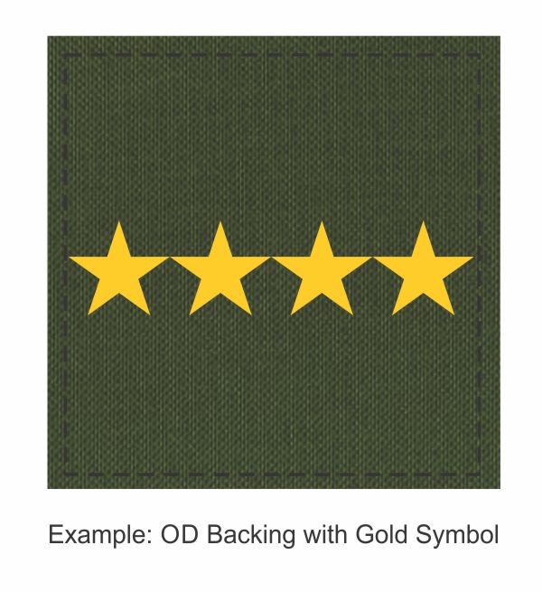 Square Rank Patch - Chief - Four Stars - Click for larger image Square Rank Patch - Chief - Four Stars