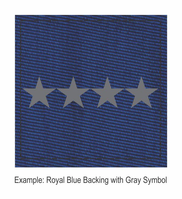 Square Rank Patch - Chief - Four Stars - Click for larger image Square Rank Patch - Chief - Four Stars