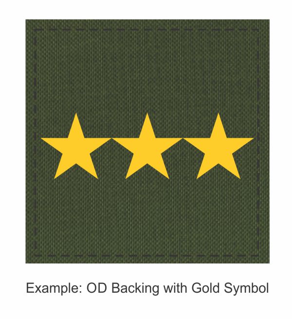 Square Rank Patch - Deputy Chief - Three Stars - Click for larger image Square Rank Patch - Deputy Chief - Three Stars