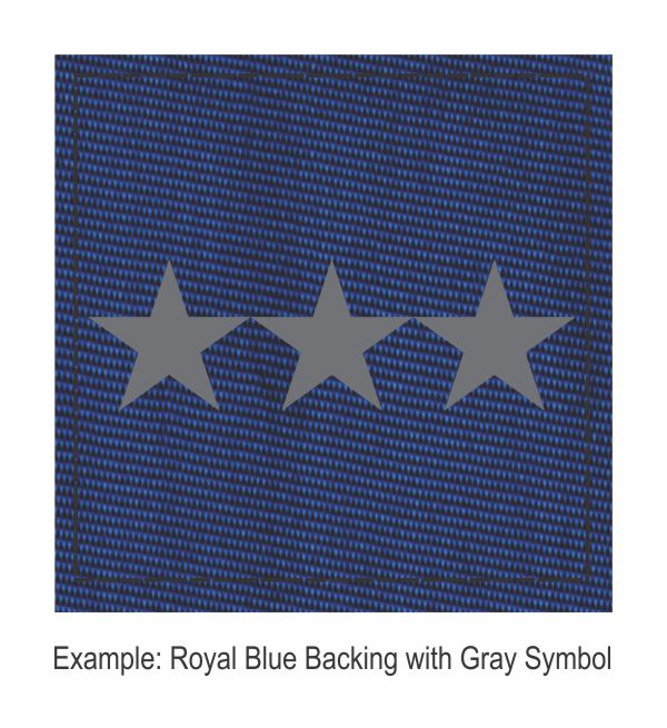 Square Rank Patch - Deputy Chief - Three Stars - Click for larger image Square Rank Patch - Deputy Chief - Three Stars