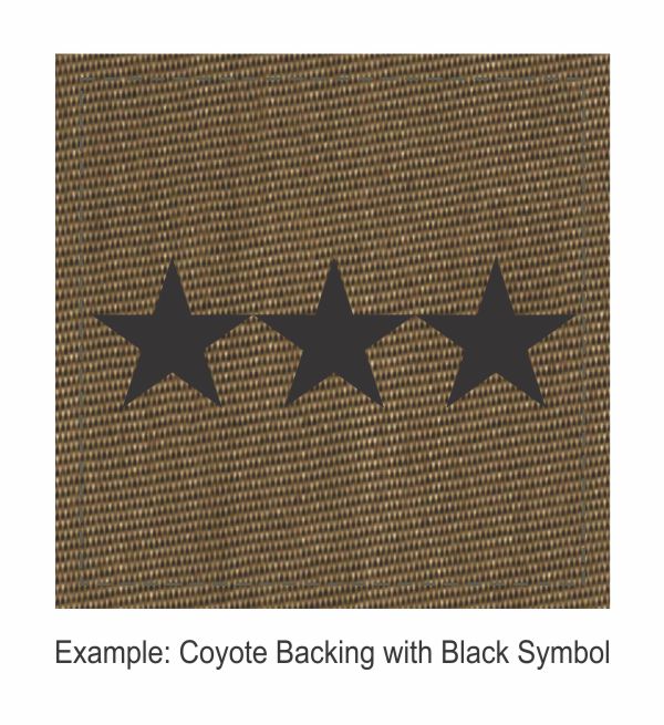 Square Rank Patch - Deputy Chief - Three Stars - Click for larger image Square Rank Patch - Deputy Chief - Three Stars
