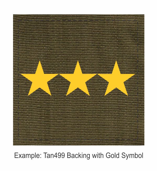 Square Rank Patch - Deputy Chief - Three Stars - Click for larger image Square Rank Patch - Deputy Chief - Three Stars