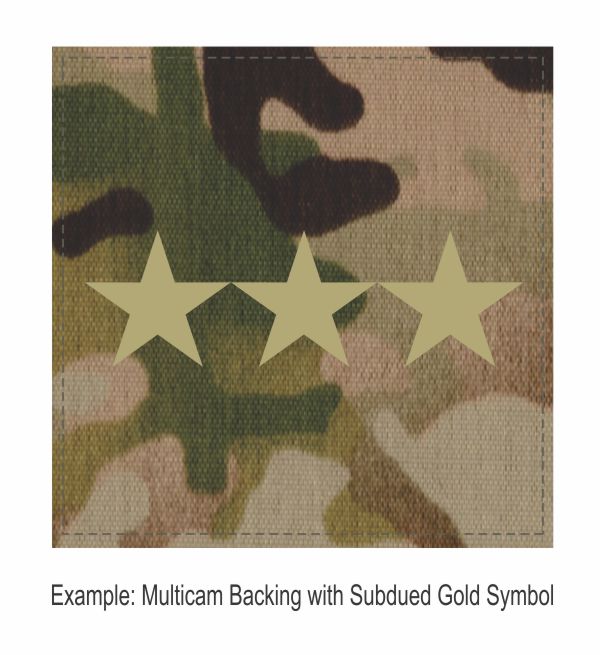 Square Rank Patch - Deputy Chief - Three Stars - Click for larger image Square Rank Patch - Deputy Chief - Three Stars