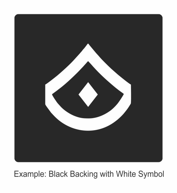 Square Rank Patch - FTO - One Stripe with Rocker and Diamond - Click for larger image Square Rank Patch - FTO - One Stripe with Rocker and Diamond