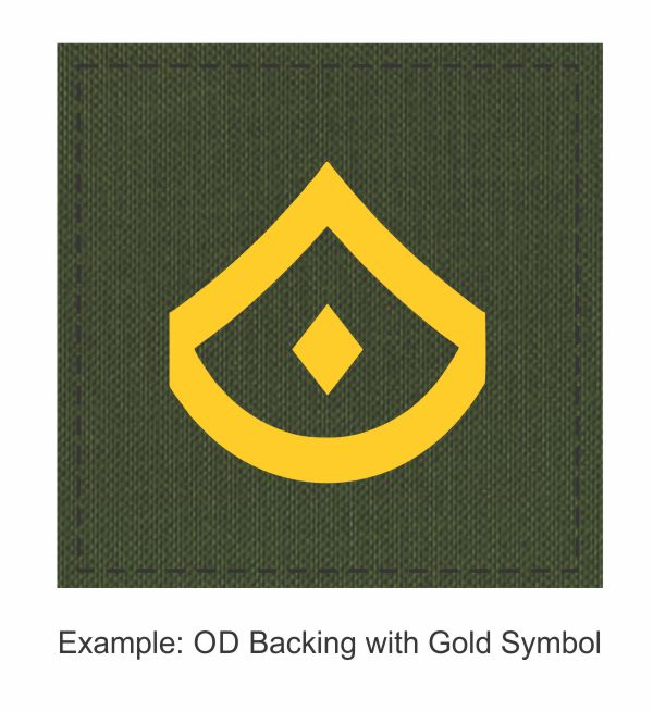 Square Rank Patch - FTO - One Stripe with Rocker and Diamond - Click for larger image Square Rank Patch - FTO - One Stripe with Rocker and Diamond