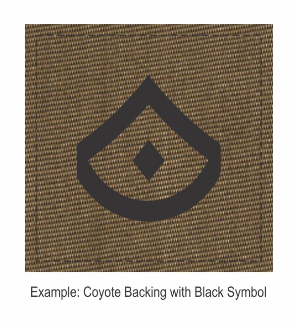 Square Rank Patch - FTO - One Stripe with Rocker and Diamond - Click for larger image Square Rank Patch - FTO - One Stripe with Rocker and Diamond
