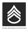 Rank Patches - Staff Sergeant - Three Stripes with Rocker