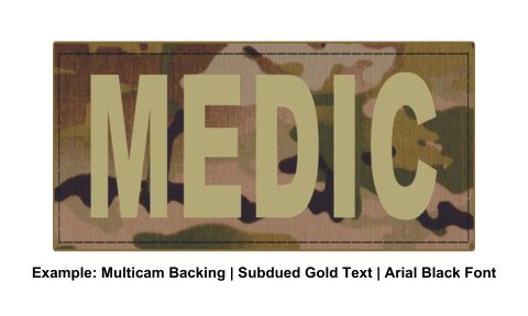 Stock ID Patch - MEDIC - 4x2 - Hook Base - Click for larger image Stock ID Patch - MEDIC - 4x2 - Hook Base