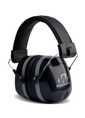 Walker's Premium Passive Folding Ear Muff - Black - Click for larger image Walker's Premium Passive Folding Ear Muff - Black