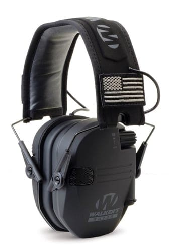 Walker's Razor Patriot Ear Muffs - Black - Click for larger image Walker's Razor Patriot Ear Muffs - Black
