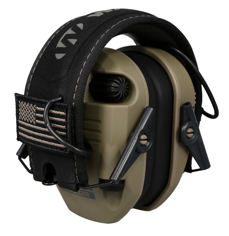 Walker's Razor Patriot Ear Muffs - FDE - Click for larger image Walker's Razor Patriot Ear Muffs - FDE