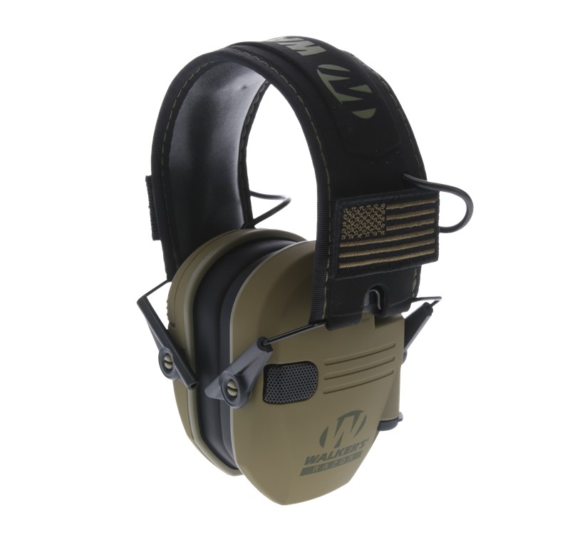Walker's Razor Patriot Ear Muffs - OD Green - Click for larger image Walker's Razor Patriot Ear Muffs - OD Green